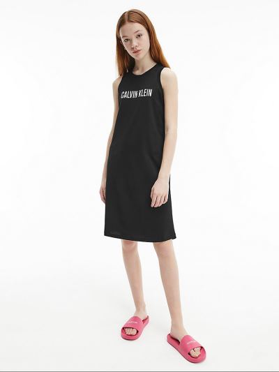 Calvin Klein Ruhák HU518517 | Calvin Klein Intense Power Lány Strandruha Fekete